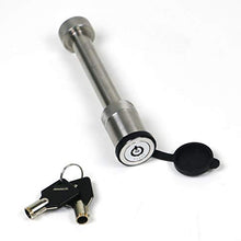 Weigh Safe WS05 Stainless Steel Receiver Lock - Designed to function with ANY Ball Mount - Drop Hitch with any 2", 2.5" and 3" Receiver