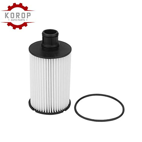 KOROP AUTO PARTS Engine Oil Filter Replaces# LR011279 AJ812351 C2D3670 XR858593 Fits for Jaguar F-Pace F-Type XE XF XFR XFR-S XJ XJR XK XKR XKR-S , Fits for R-angeRover Land Rover Discovery LR4