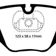 EBC Brakes DP41118R Yellowstuff Street and Track Brake Pad