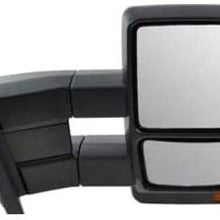 Ezzy Lift Telescopic Power Towing Mirrors Heated Left Driver Puddle Light FITS Ford F150