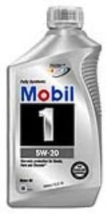 Mobil 1 Fully Synthetic Motor Oil, 5W-20 Oil, Case of 6 (MOBIL15W20-C)