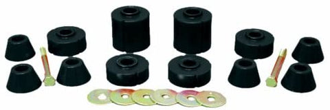 Prothane 7-104-BL Black Bushing Kit (Body Mount 12)