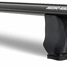 Rhino Rack 2005-2020 Compatible with Toyota Tacoma Vortex 2500 Black 1 Bar Roof Rack System JA6161