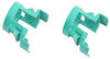 Set of 2 Volvo C70 S70 S80 V70 Auto Trans Oil Cooler Hose Clip Genuine 9485149