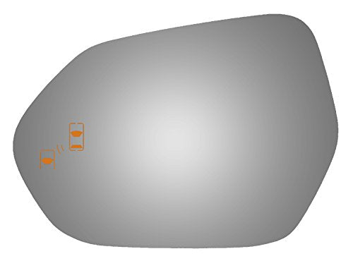 Burco 4650B Driver Side Mirror Glass w/ Blind Spot for 16 Toyota Prius, Prius C