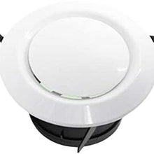 Round RV Ventilation Maso Disc Adjustable Silent White Air Outlet 75MM Tuyere