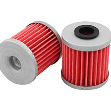 Pack of 4 Oil Filter for Kawasaki KX250 KX250F KX450F for Suzuki RMX450Z RMZ250 RMZ450 Beta EVO 250 300