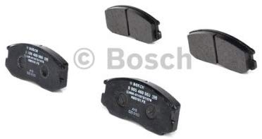 BOSCH Disc Brake Pads SET Front Rear Axle Fits MITSUBISHI Lancer PROTON 1986-