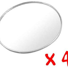 Blind Spot Mirror - 4 Pack Blind Spot Mirror for SUV - Blind Spot Mirrors for Cars - Motorcycles, Trucks, Snowmobiles As Well - Rust Resistant Aluminum Rear View Blind Spot Mirrors 4pcs