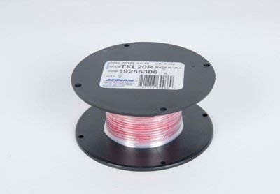 ACDelco TXL20R GM Original Equipment 50 ft Spool of Red 20 Gauge Thin Wall TXL Wire