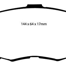 EBC Brakes DP41223R Yellowstuff Street and Track Brake Pad