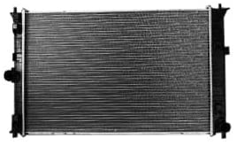 TYC 13125 Compatible with Ford Fusion Hybrid 1-Row Plastic Aluminum Replacement Radiator