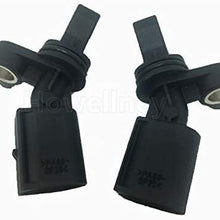 no logo RQBHD 2PCS 2H0 927 807 A 2H0 927 808 A Rear Left/Right ABS Sensor for Audi Volkswagen Amarok Pickup 2010-2H0927807A 2H0927808A