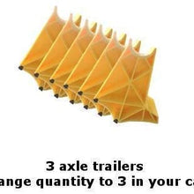 TrailerLegs one axle set, SEMA award winning, trailer stabilizer and storage jacks, boat trailer, travel trailer, fifth wheel trailer, horse trailer and toy hauler