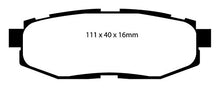 EBC Brakes DP21758 Greenstuff 2000 Series Sport Brake Pad