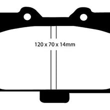 EBC Brakes DP41200R Yellowstuff Street and Track Brake Pad