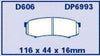 EBC Brakes DP6993 6000 Series Greenstuff Truck and SUV Brake Pad