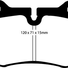 EBC Brakes DP41644R Yellowstuff Street and Track Brake Pad