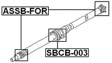 27031Fc041 - Universal Joint / U-Joint 22X35 For Subaru