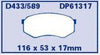 EBC Brakes DP61317 6000 Series Greenstuff Truck and SUV Brake Pad