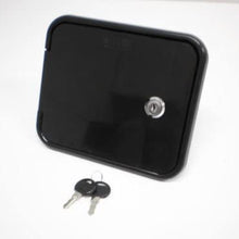 Black Gravity Plastic City Water Tank Inlet Hatch Camper Trailer RV Lock Door