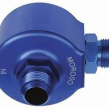 Moroso 23686 90 Degree 22mm 1.5" Remote Oil Filter Adapter