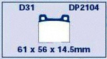 EBC Brakes DP2104 Greenstuff 2000 Series Sport Brake Pad