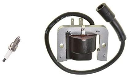 PARTSRUN 12 584 14-S Ignition Coil with Spark Plug for Kohler Lawn Mower Engines CH16 CV16 12 584 17-S,ZF086-HHS