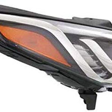 Koolzap For 15-17 Sonata Front Headlight Headlamp Halogen Head Light w/Bulb Right Side