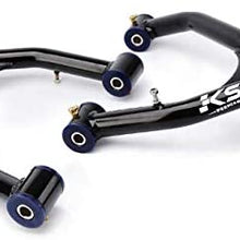 KSP Upper Control Arm Fit for Sierra Silverado, Tubular Fit 2-4" lift for 14-18 Silverado Sierra 6-Lug 2WD/4WD OE stamped steel and aluminum arms