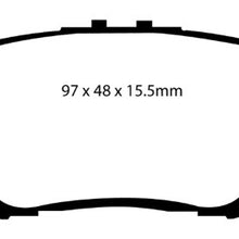 EBC Brakes DP41793R Yellowstuff Street and Track Brake Pad