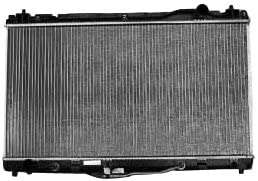 TYC 2435 Compatible with TOYOTA/Lexus 1-Row Plastic Aluminum Replacement Radiator