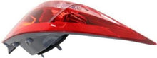 CPP TO2805130 Direct Fit Clear & Red Lens Tail Light for 17 Toyota Corolla