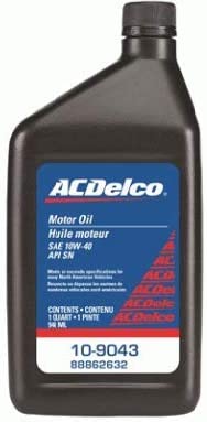 10w40 Ac Delco conventional motor oil. Quart.