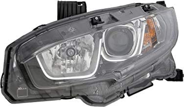 HD CIVIC SEDAN/COUPE 2016 2017 2018 HEADLIGHT W/O TOURING LEFT DRIVER SIDE