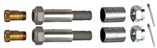 MACs Auto Parts 16-54148 Model T Tie Rod Bolt Set - 10 Pieces - With Brass Thread-In Oilers