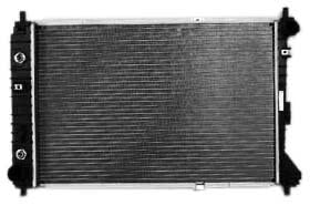 TYC 2139 Compatible with Ford Mustang 1-Row Plastic Aluminum Replacement Radiator