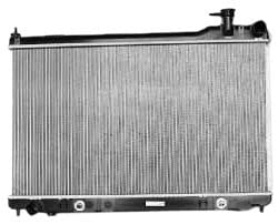 TYC 2455 Compatible with Infiniti G35 1-Row Plastic Aluminum Replacement Radiator