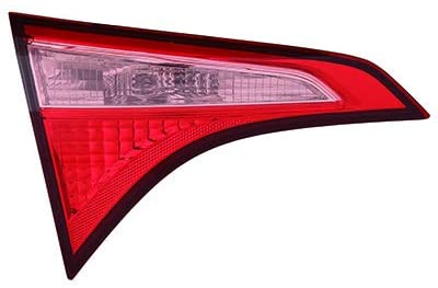 New Left Driver Side Inner Tail Light Assembly For 2017-2018 Toyota Corolla Bulb Type Decklid Mounted TO2802135