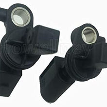 no logo RQBHD 2PCS 2H0 927 807 A 2H0 927 808 A Rear Left/Right ABS Sensor for Audi Volkswagen Amarok Pickup 2010-2H0927807A 2H0927808A