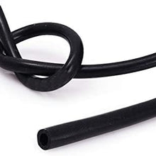 Black ID:3mm Silicone Vacuum Hose Pipe High Performance Tubing-50M PT-VS-3-1R