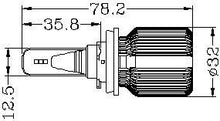iDlumina H11 H8 H9 H16 12V 24V White LED Car Light Bulb 6X5W Seoul Branded CSP Chipset Fanless Cooling Design for Replacement Headlight Fog Light (Pack of 2)