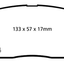 EBC Brakes DP61863 6000 Series Greenstuff Truck and SUV Brake Pad