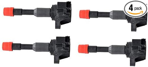 DRIVESTAR UF374 set of 4 Front Ignition Coils Pack for Honda Civic Hybird 2003-2011 1.3L L4