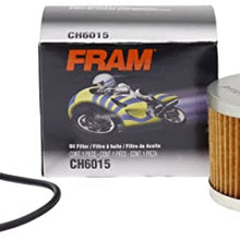 Fram CH6015 Motorcycle/ATV Oil Filter for Select Honda, Kawasaki and Polaris Models