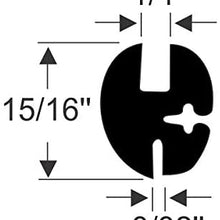 Steele Rubber Products One Piece Locking Gasket Seal for RVs - Sold and Priced per Foot - 60-0082-257