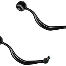 Pair Set 2 Front Rearward Suspension Control Arms & Bushings Meyle HD For BMW E38 740i