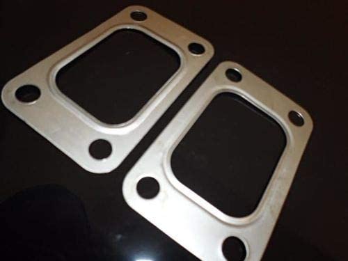 2 Pack Garrett T3 Turbo Flange Inlet Manifold Gasket 304 Stainless Steel