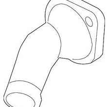 Kia 25631-2B053 Engine Coolant Thermostat Housing