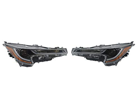 For 2020-2021 Toyota Corolla L LE Headlight Headlamp Assembly Set Driver and Passenger Side